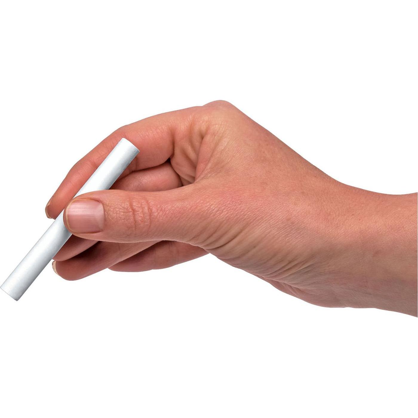 Thumbnail - Colorations, Malstifte, Colorationen – Weisse staubfreie Kreide, 100 Stück. (Weiss, 100 x)
