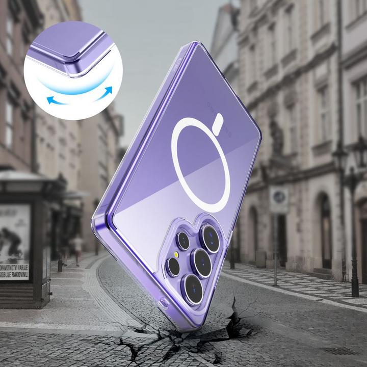 Image du produit Tech-Protect Étui Flexair Hybride MagSafe Samsung Galaxy S25 Ultra - Transparent (Samsung Galaxy S25 Ultra)