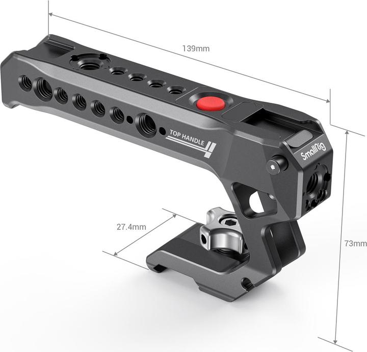 Produktbild SmallRig NATO Top Handle with Record Start/Stop Remote Trigger (Griff)