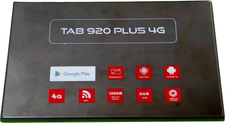 Actual product image Majestic Tab 920 Plus 4G 6Gb 128Gb (4G, 10.10", 128 GB, Black, Blue)