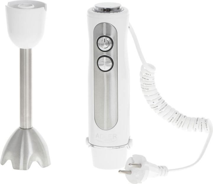 Produktbild Adler AD 4625w Hand Blender, 5 speed settings, 1500W, White