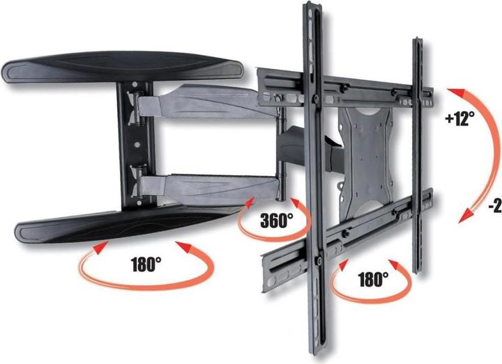 Produktbild Techly Ultra Slim Full Motion (Wand, 65", 35 kg)