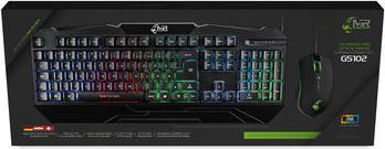 Produktbild MediaRange Gaming Series Set Tastatur + Maus QWERTZ sw (DE, Kabelgebunden)
