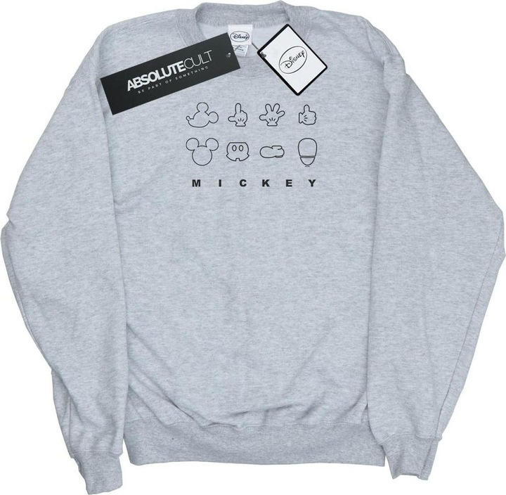 Immagine prodotto Disney Mickey Mouse Deconstructed Felpa Uomo (3XL)