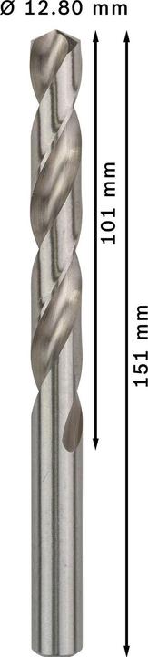 Actual product image Bosch Professional Zubehör PRO Metal HSS-G twist drill, 12.8 x 101 x 151 mm (12.8 mm)
