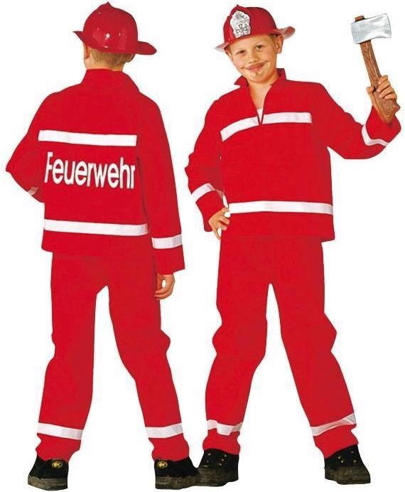 Immagine prodotto Rubies Costume da vigile del fuoco per bambini (128)