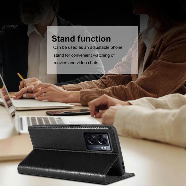 Produktbild Cadorabo Book Hülle Invisible für Oppo A57 5G / A77 5G / Realme V23 (Oppo A57 5G, Oppo A77 5G, Realme V23 5G)