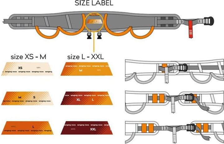 Actual product image Singing Rock Seat belt Versa Ii (XXL)