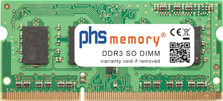 Immagine prodotto PHS-memory 4GB di memoria RAM per Acer Aspire ES1-111M-C9MN DDR3 SO DIMM 1600MHz (Acer Aspire ES1-111M-C9MN, 1 x 4GB)