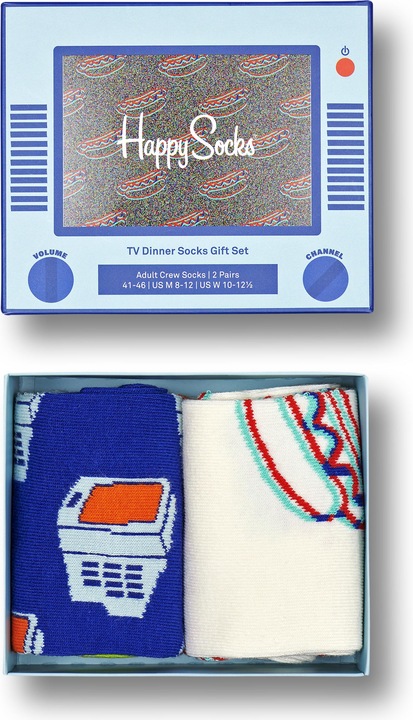 Actual product image Happy Socks TV Dinner Gift Set (pack of 2, 36 - 40)