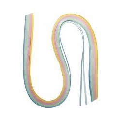 Rayher, Carta bricolage, Carta per quilling, pastello, 100 pezzi (80 g/m², 100 x)
