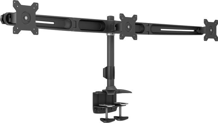 Produktbild Multibrackets Monitorhalter 3- fach,bis 24" Metall, schwarz (Tisch, 24")