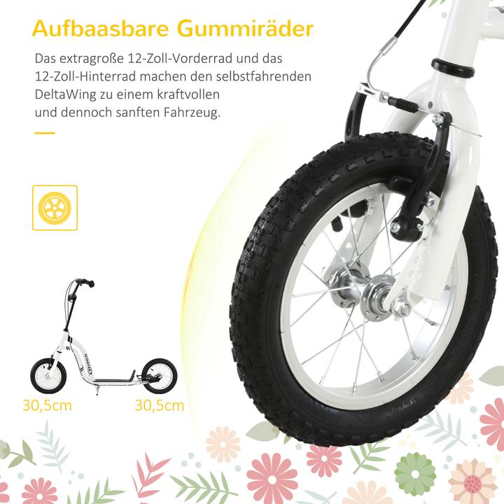Actual product image Homcom Pedal scooter with handbrake