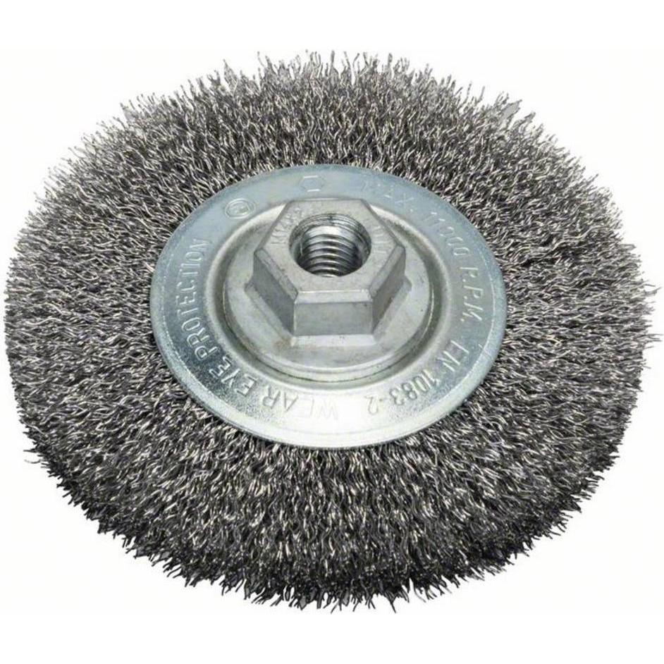Bosch Professional Zubehör, Schleifmittel, PRO Metal clean Scheibenbürste, 115 x 0,3 mm, Gewinde
