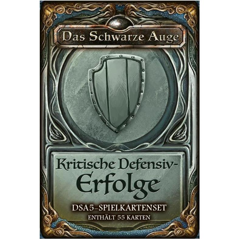 Ulisses Spiele Set di carte da gioco DSA5 - Risultati critici in difesa, 55 carte (edizione DE) (Tedesco)