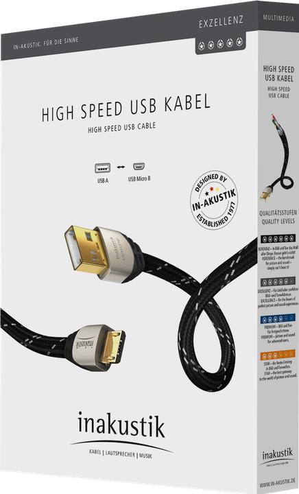Actual product image Inakustik Excellence High Speed USB Cable (0.50 m, USB 2.0)