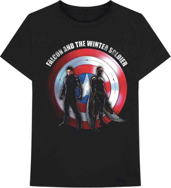 Marvel Falcon & Winter Soldier Shield Logo