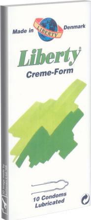 World`s Best Worlds Best "Liberty Cream Form" 10 anatomically shaped condoms with lots of lubricant (10 pcs.)