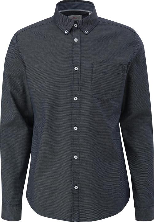 Produktbild s.Oliver Hemd Slim: Hemd aus Baumwollmix (S)