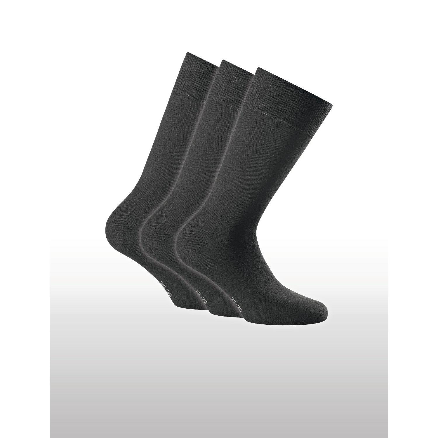 Thumbnail - Rohner, Unisex, Socken, Cotton ll, Schwarz, (Einzelpack, 35 - 38)