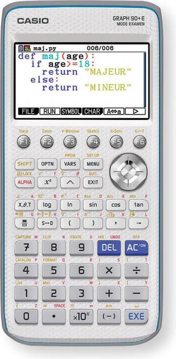 Produktbild Casio Calculatrice graphique Graph 90+E, mode examen (Akku)