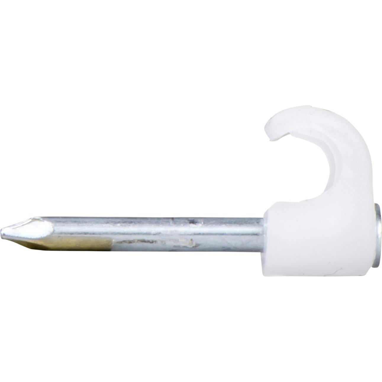 50x Schneider Electric, Kabelhalter, Nagelbride 18-22mm weiss