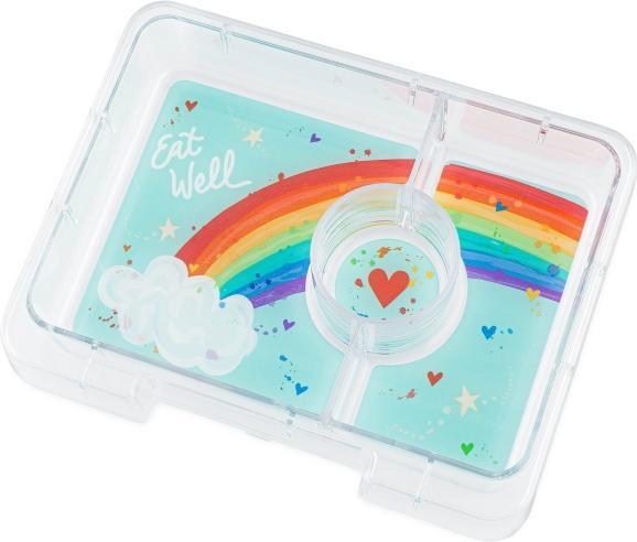 Actual product image Yumbox Snack S Lulu Purple Rainbow Lunch Box