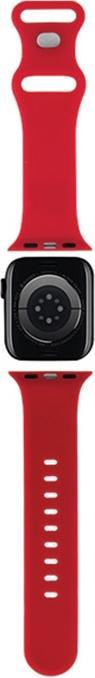 Produktbild Hello Kitty Pasek HKAWMSCHBLR Apple Watch 38/40/41mm czerwony/red strap Silicone Kitty Head (38 mm, Silikon)