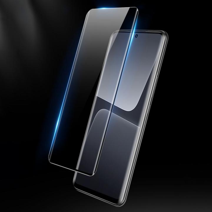 Image du produit Dux Ducis Verre trempé incurvé plein écran tempéré pour Xiaomi 13 Pro avec cadre noir (1 pcs, Xiaomi 13 Pro)