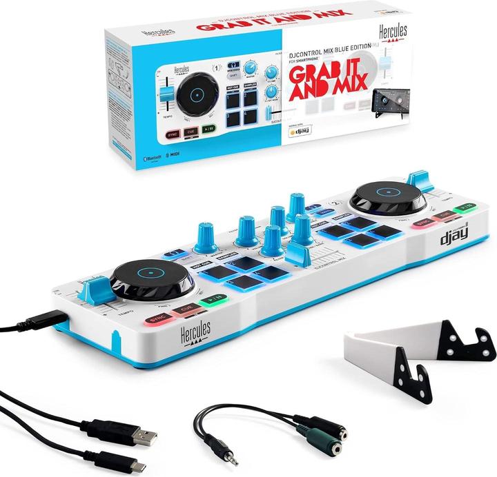 Image du produit Hercules DJControl Mix Blue Edition