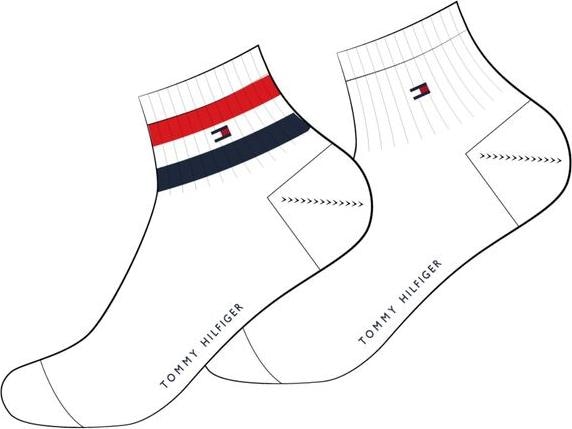 Produktbild Tommy Hilfiger Socken Söckchen 2P Weiss (2er Pack, 39 - 42)