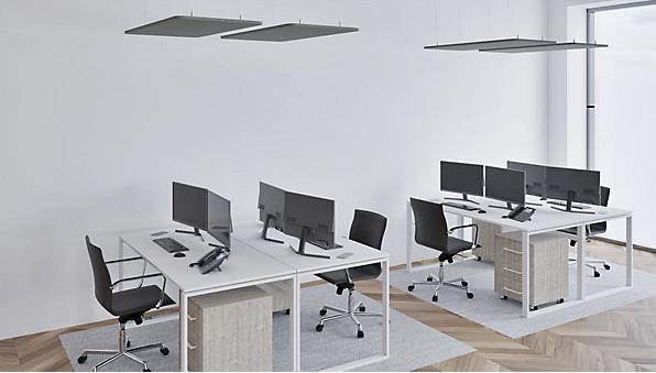 Produktbild eurokraft basic Akustik-Deckenplatte (120 x 60 cm)