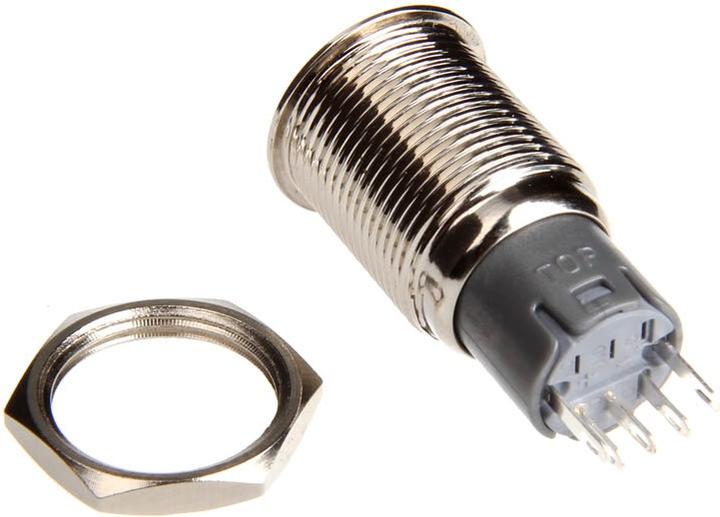 Produktbild DimasTech Schalter/-taster 16mm - Silverline - orange