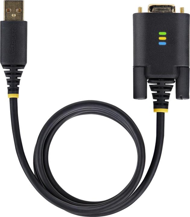 Produktbild StarTech COM 3m USB auf Seriell Adapter COM-Retention FTDI USB-A zu DB9 Kabel USB RS232 Wechselbare (3 m)