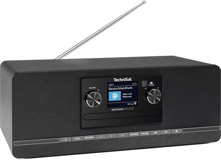 Image du produit TechniSat DigitRadio 372 CD IR schwarz (DAB+ DAB, FM, Radio Internet, Bluetooth, WiFi)