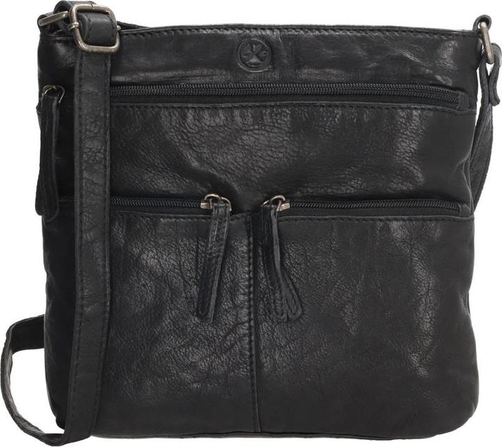 Image du produit HIDE & Stitches malen Rock Umhängetasche hoch schwarz