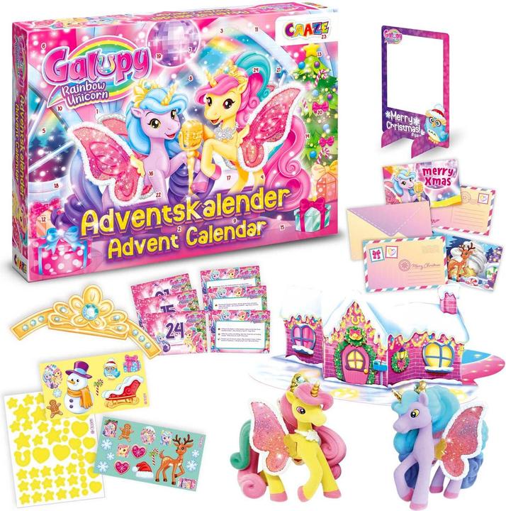Actual product image Craze Galupy Rainbow Unicorn