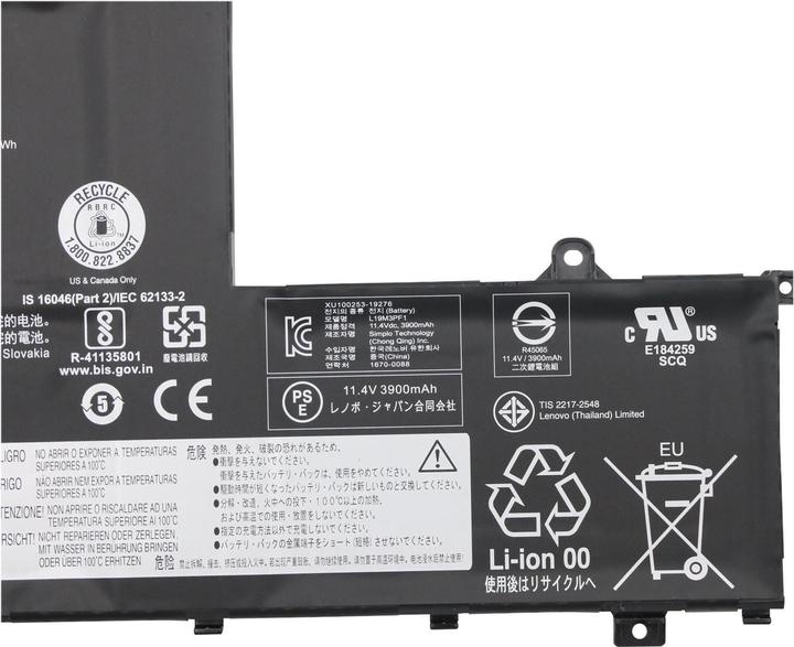 Produktbild Lenovo SP/B L19M3PF1 11.4V45Wh3cell (3 Zellen, 4000 mAh)