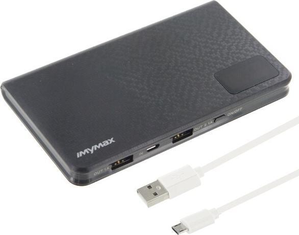Immagine prodotto Mymax Banca di energia iMYMAX 10.000mAh MM-PB / 007 nero (10000 mAh)