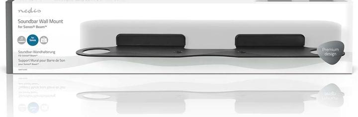 Image du produit Nedis Support de barre de son - Sonos® Sugár - Sonos Beam™ - Support mural - 5 kg - fixe - acier/ABS - Sc (Installation murale, Non mobile)