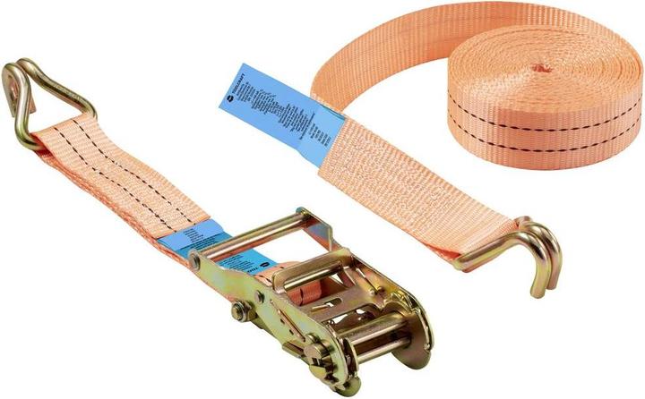 Toolcraft TO-9610002 Two-piece lashing strap Tensile force LC Tie-down lashing (single/di