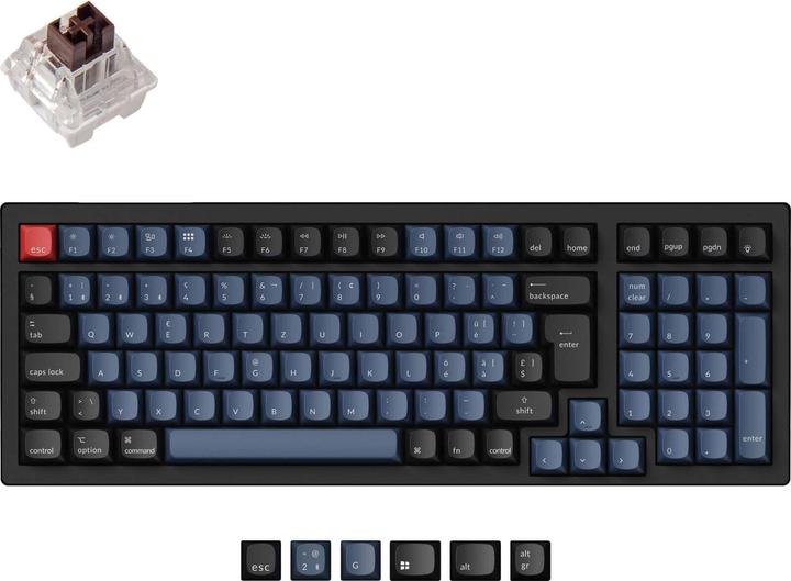 Keychron K4 Pro (CH, Kabelgebunden, Kabellos)
