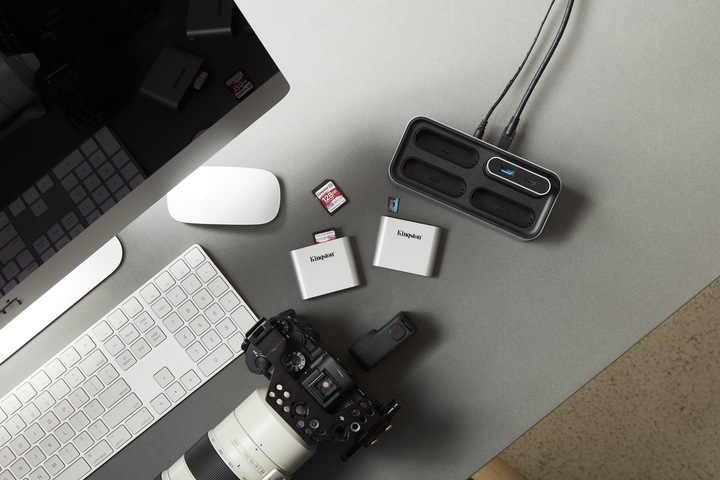 Actual product image Kingston Card Reader USB-C 3.2 Gen2 Dual-Slot SD UHS-II retail (USB 3.2 Gen 2)