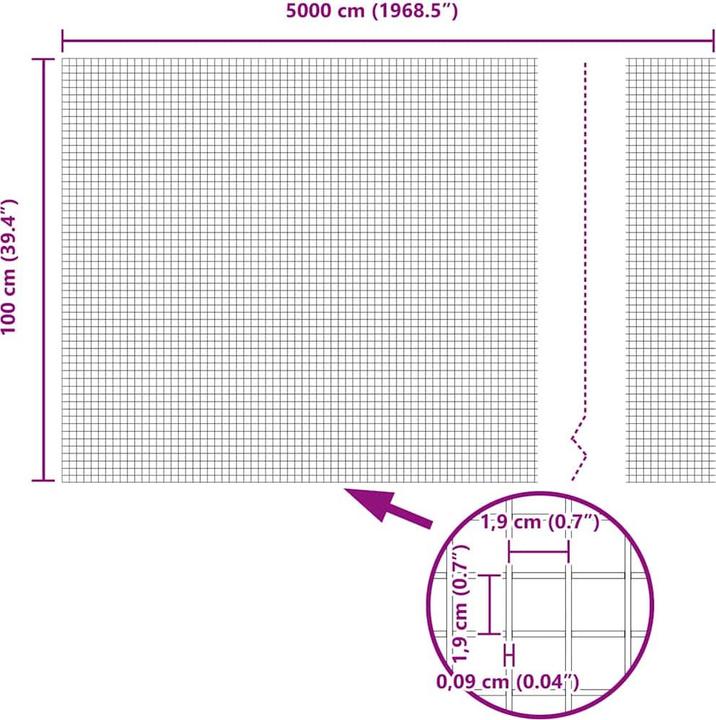 Immagine prodotto vidaXL Gartenzaun