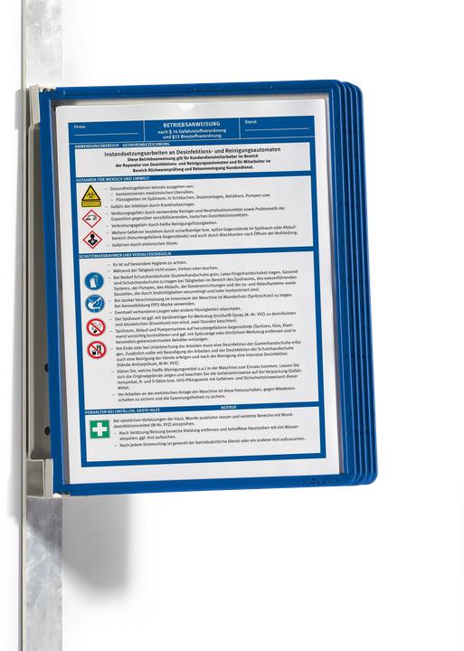 Produktbild Durable Wandhalter-Komplett-Set, magnetisch (A4)