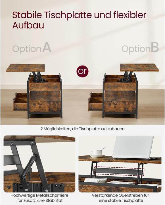 Actual product image Vasagle Leon (100 x 50 x 48 cm)
