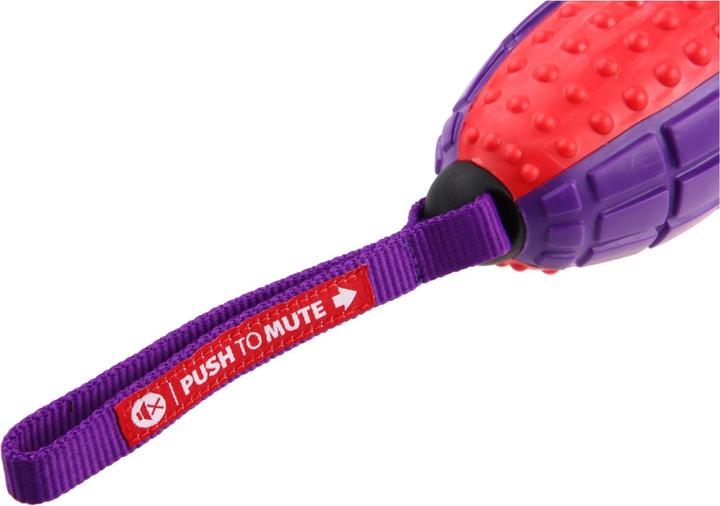 Immagine prodotto GiGwi Premi per silenziare la palla da rugby (Palla giocattolo per cani)