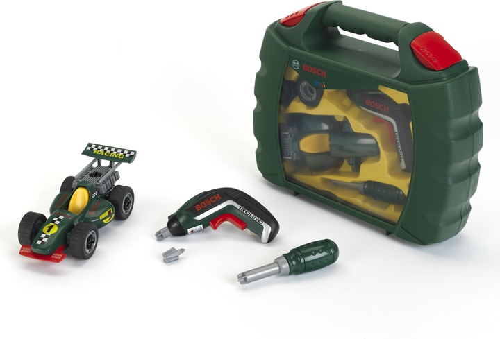 Actual product image Theo Klein Bosch Grand Prix case with Ixolino II