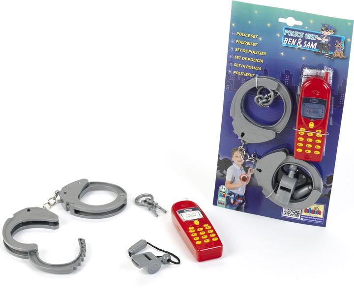 Actual product image Theo Klein Police set On map