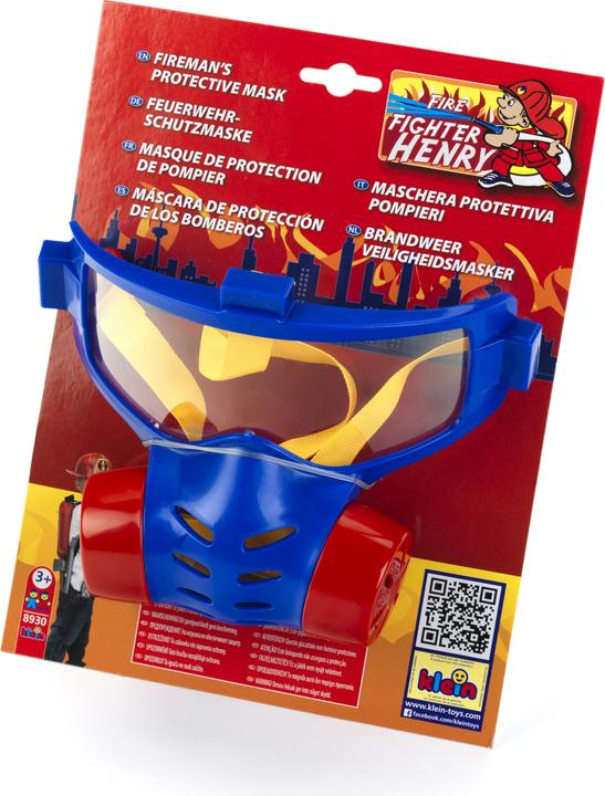 Actual product image Theo Klein Firefighter's protective mask